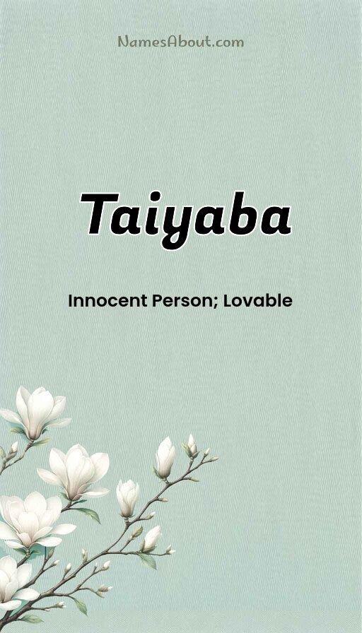 Meaning of Taiyaba