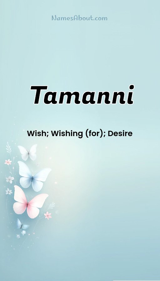Meaning of Tamanni