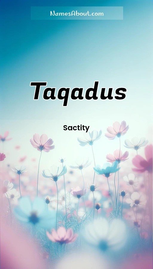 Meaning of Taqadus