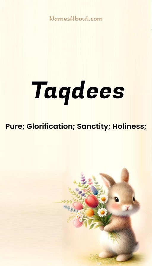 Meaning of Taqdees