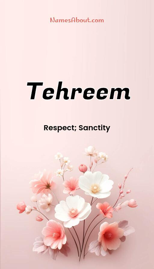 Illustration of Tehreem