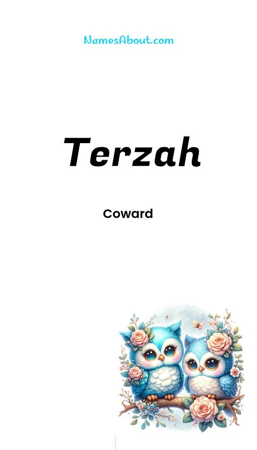 Meaning of Terzah