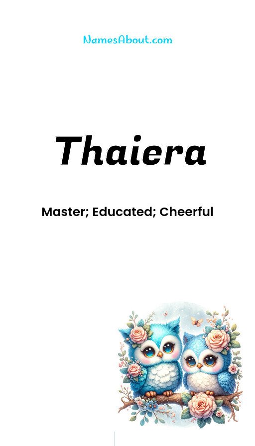 Meaning of Thaiera