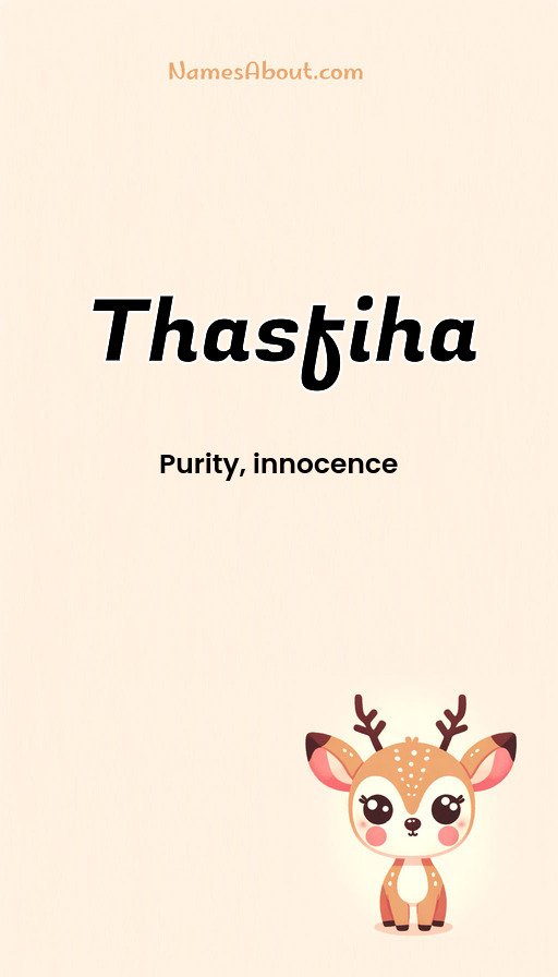 Meaning of Thasfiha