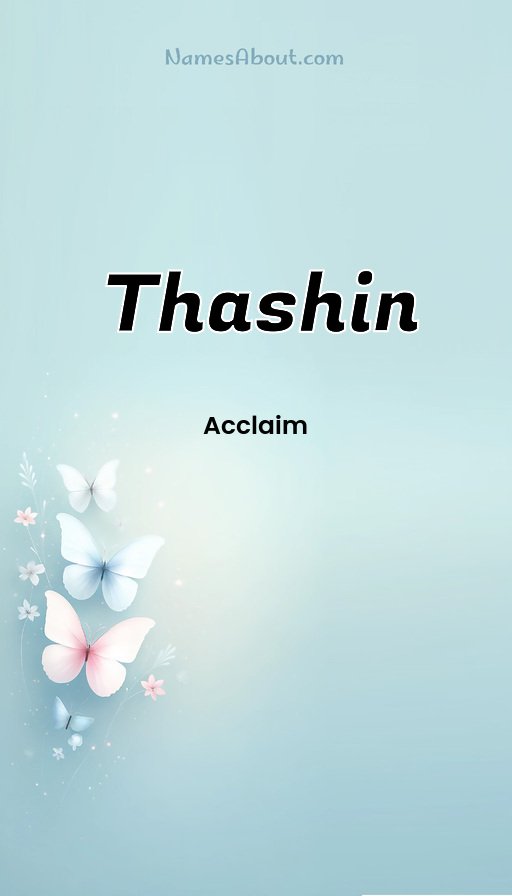 Meaning of Thashin