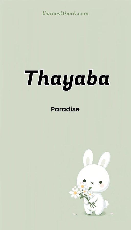Meaning of Thayaba