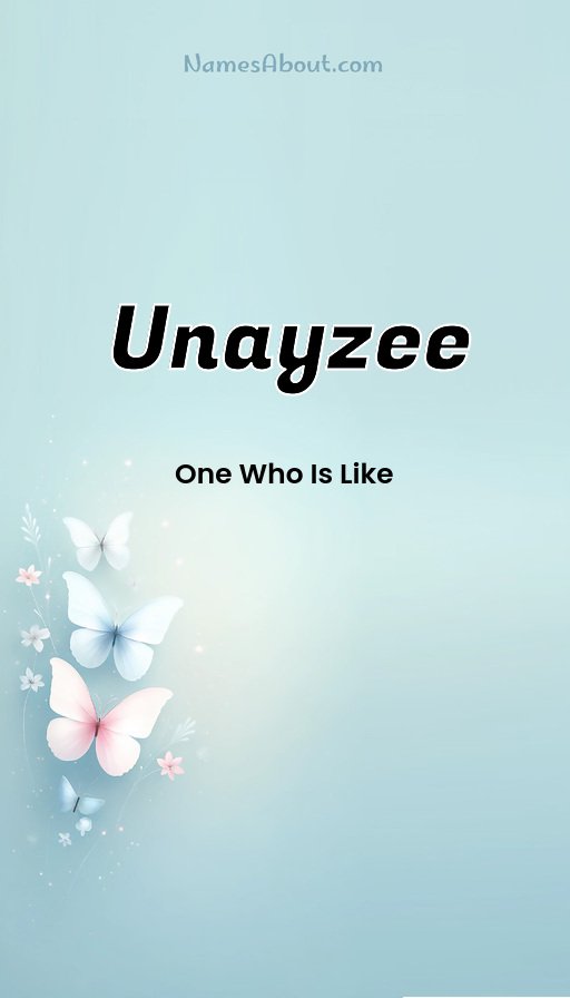 Meaning of Unayzee