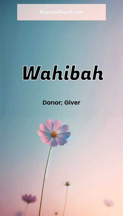 Meaning of Wahibah