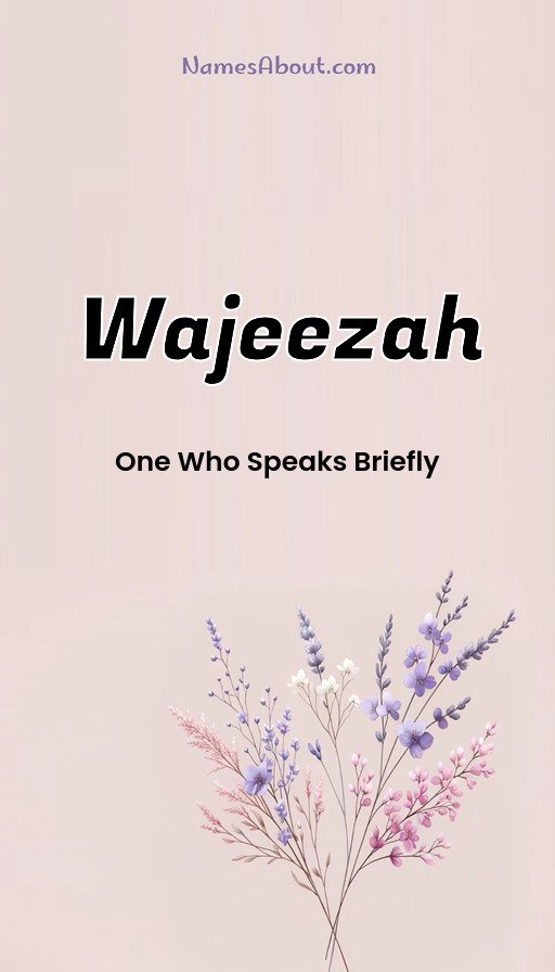 Meaning of Wajeezah