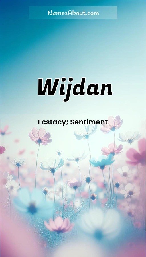 Meaning of Wijdan