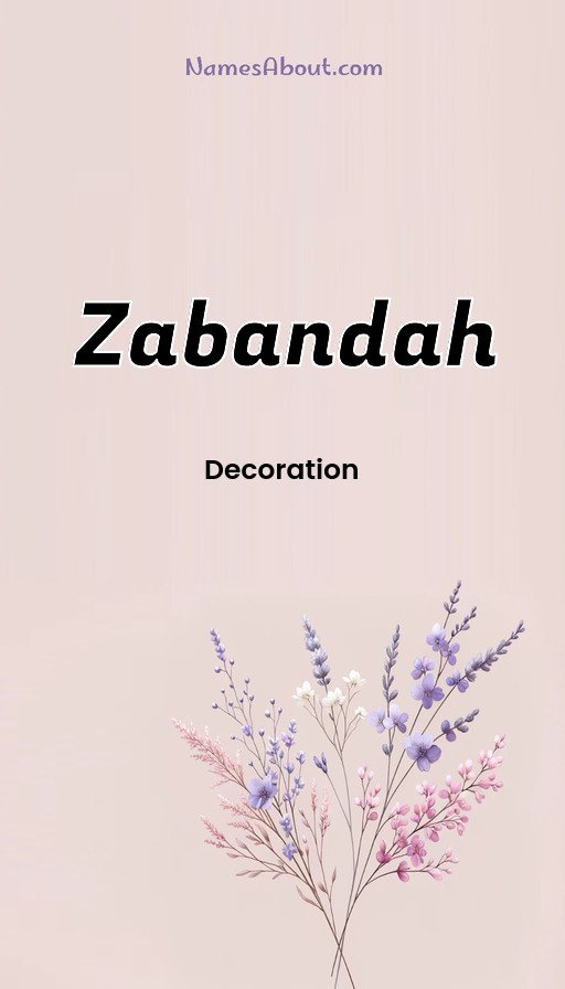 Meaning of Zabandah
