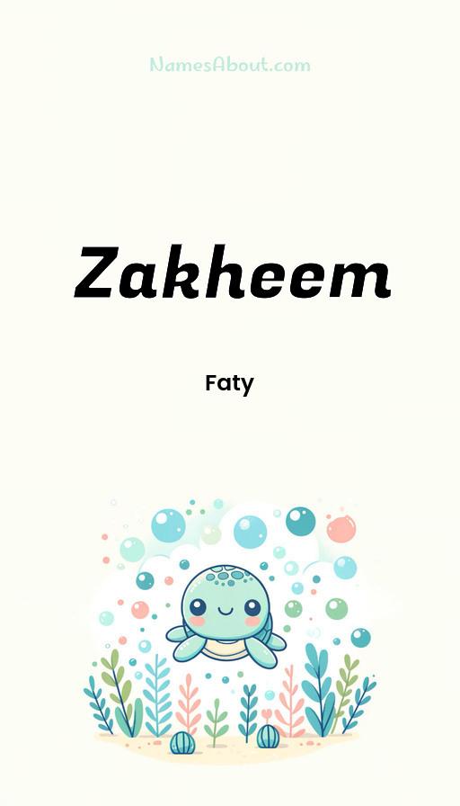 Illustration of Zakheem