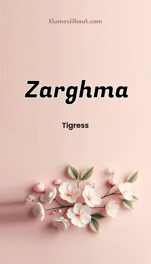 Meaning of Zarghma