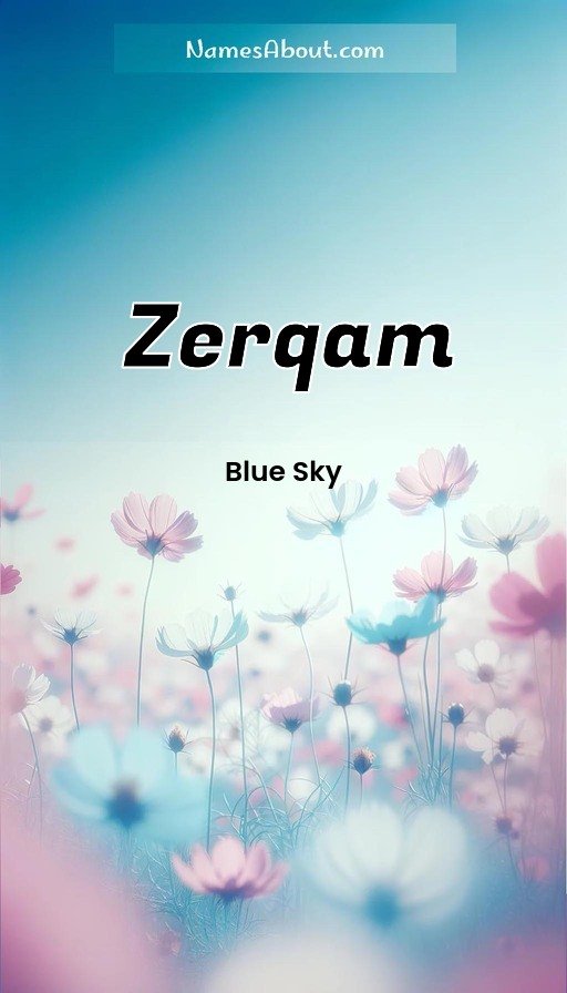 Meaning of Zerqam