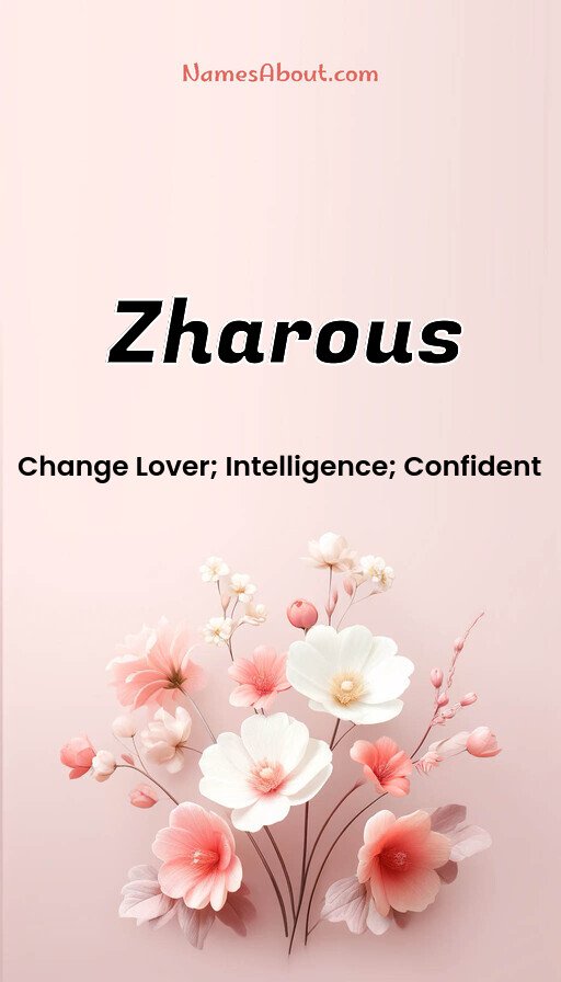 Meaning of Zharous