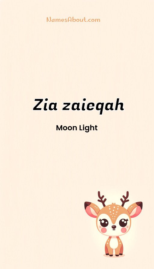 Meaning of Zia zaieqah