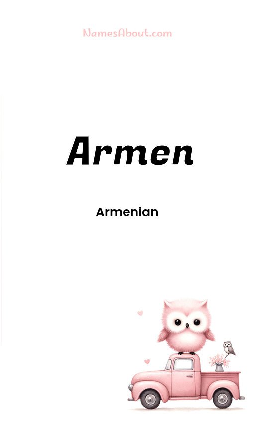 Meaning of Armen