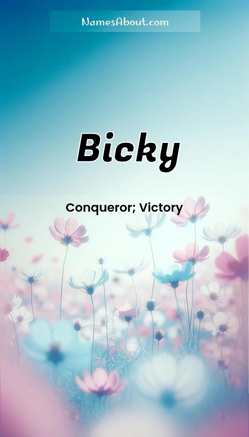 Meaning of Bicky