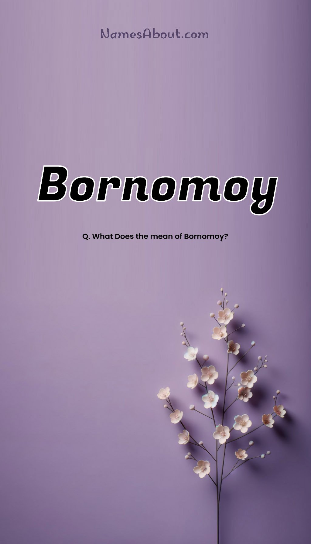 Bornomoy name and meaning