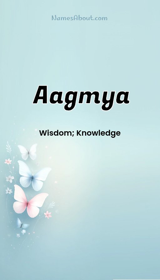 Meaning of Aagmya