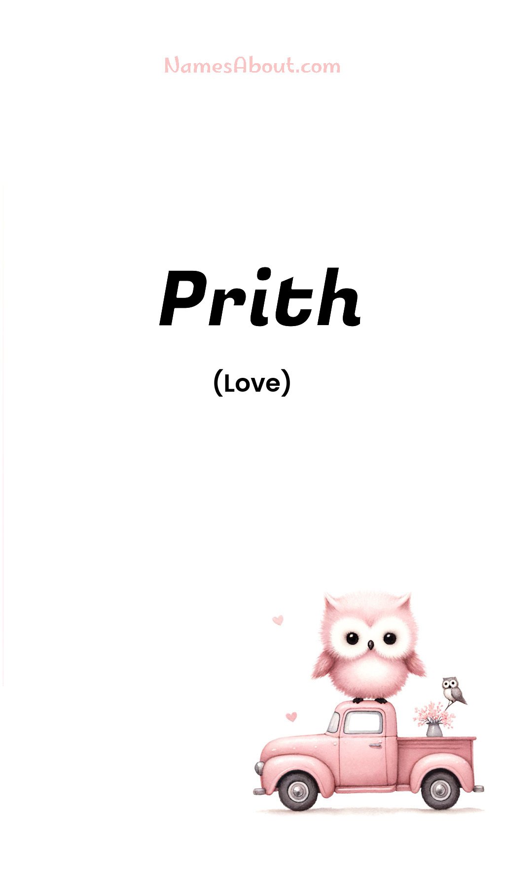 Prith name and meaning