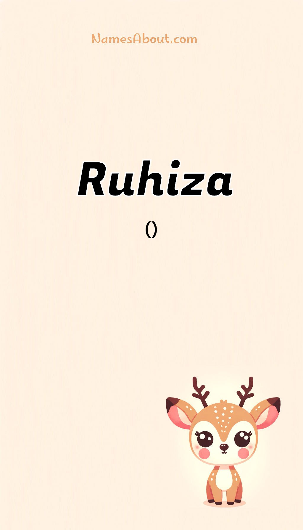 Ruhiza name and meaning