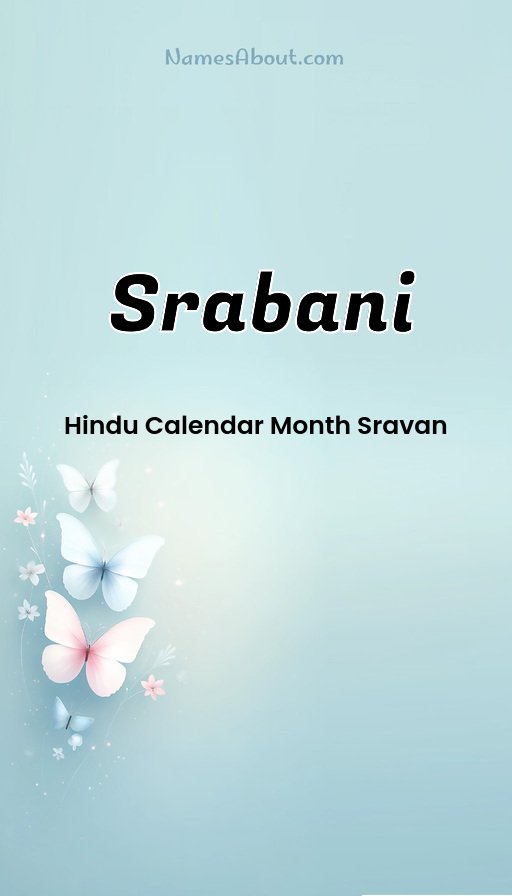 Meaning of Srabani