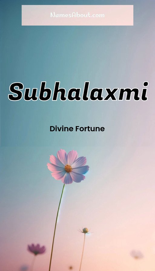 Meaning of Subhalaxmi