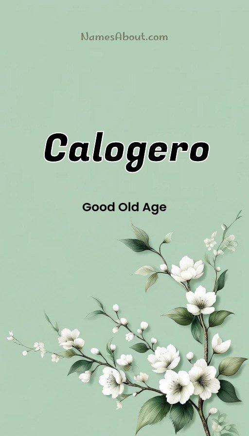 Meaning of Calogero