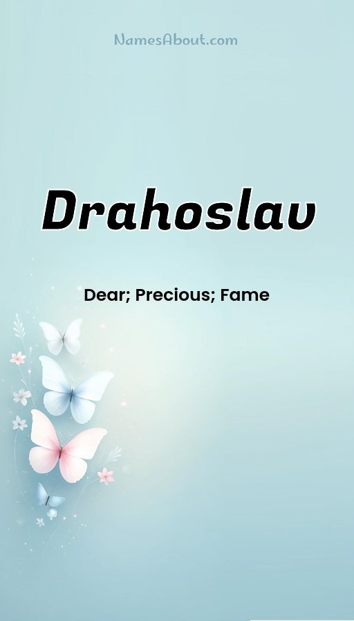 Meaning of Drahoslav