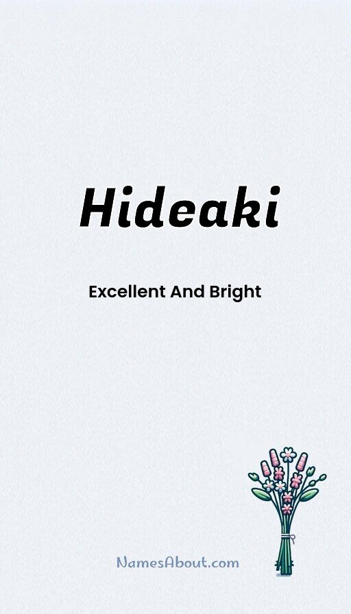 Meaning of Hideaki