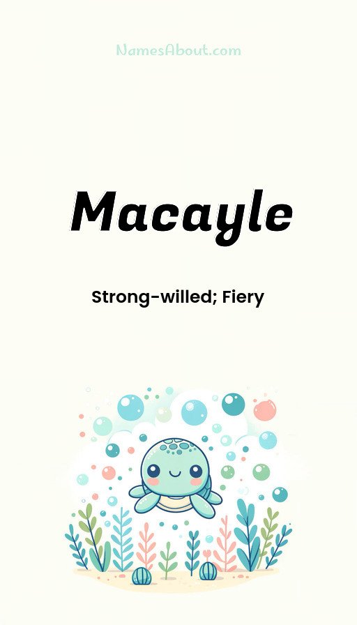 Meaning of Macayle
