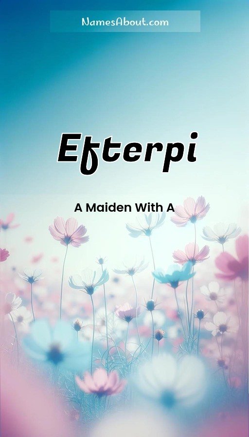 Meaning of Efterpi