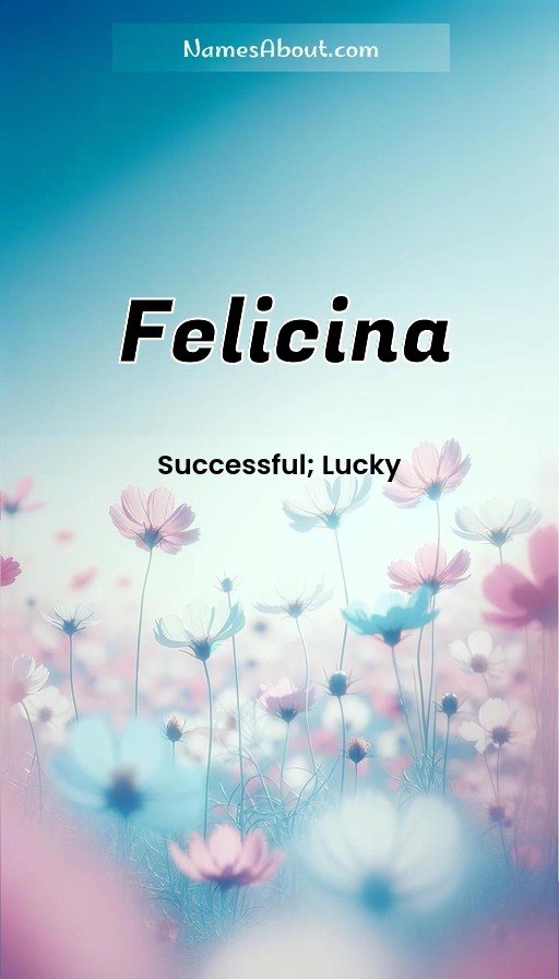 Meaning of Felicina