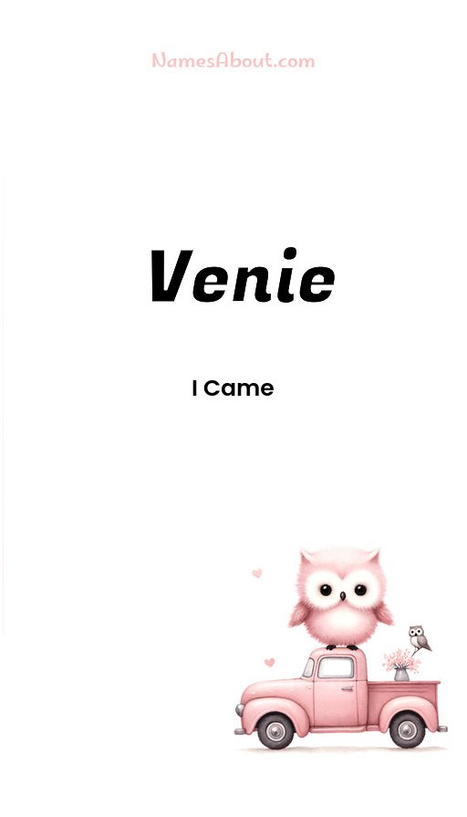 Meaning of Venie