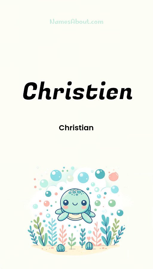 Meaning of Christien