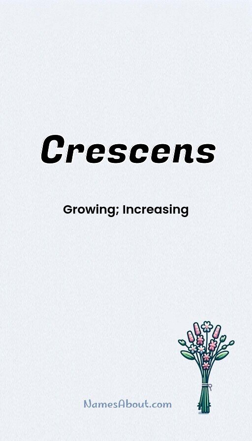 Meaning of Crescens