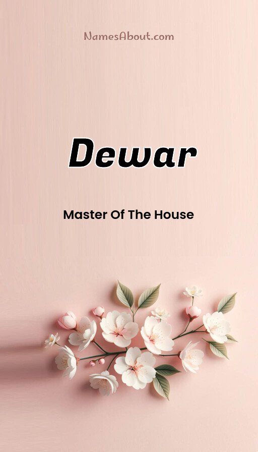 Meaning of Dewar