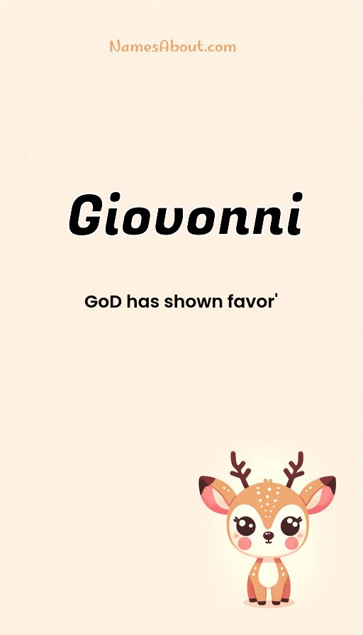 Meaning of Giovonni