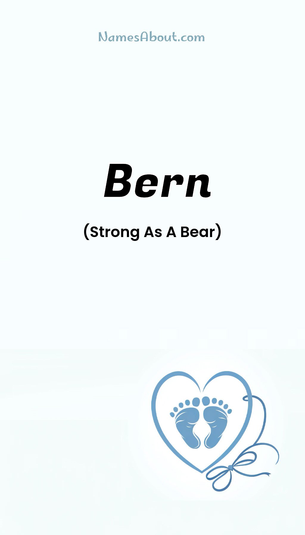 Bern name and meaning