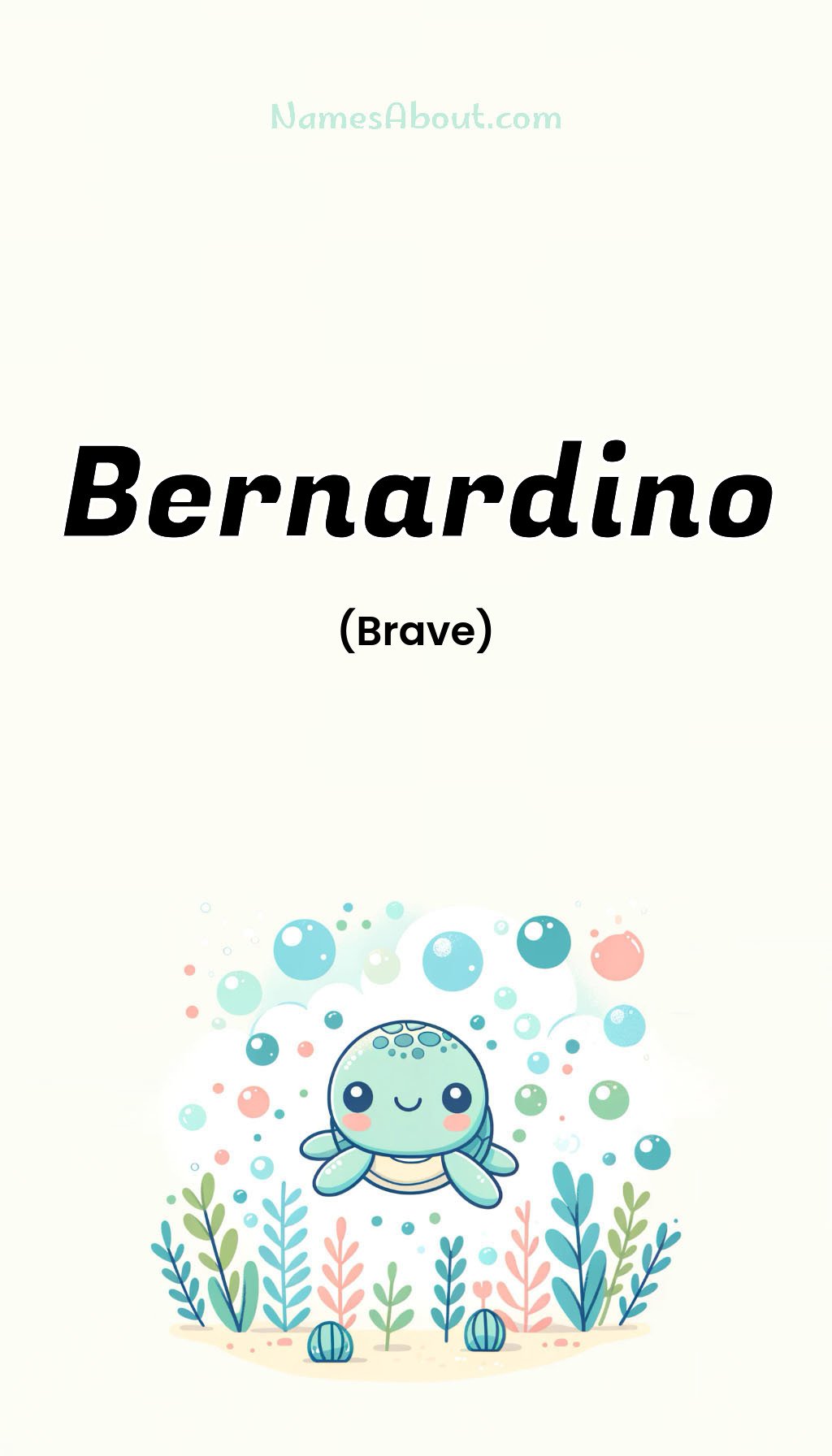 Bernardino name and meaning