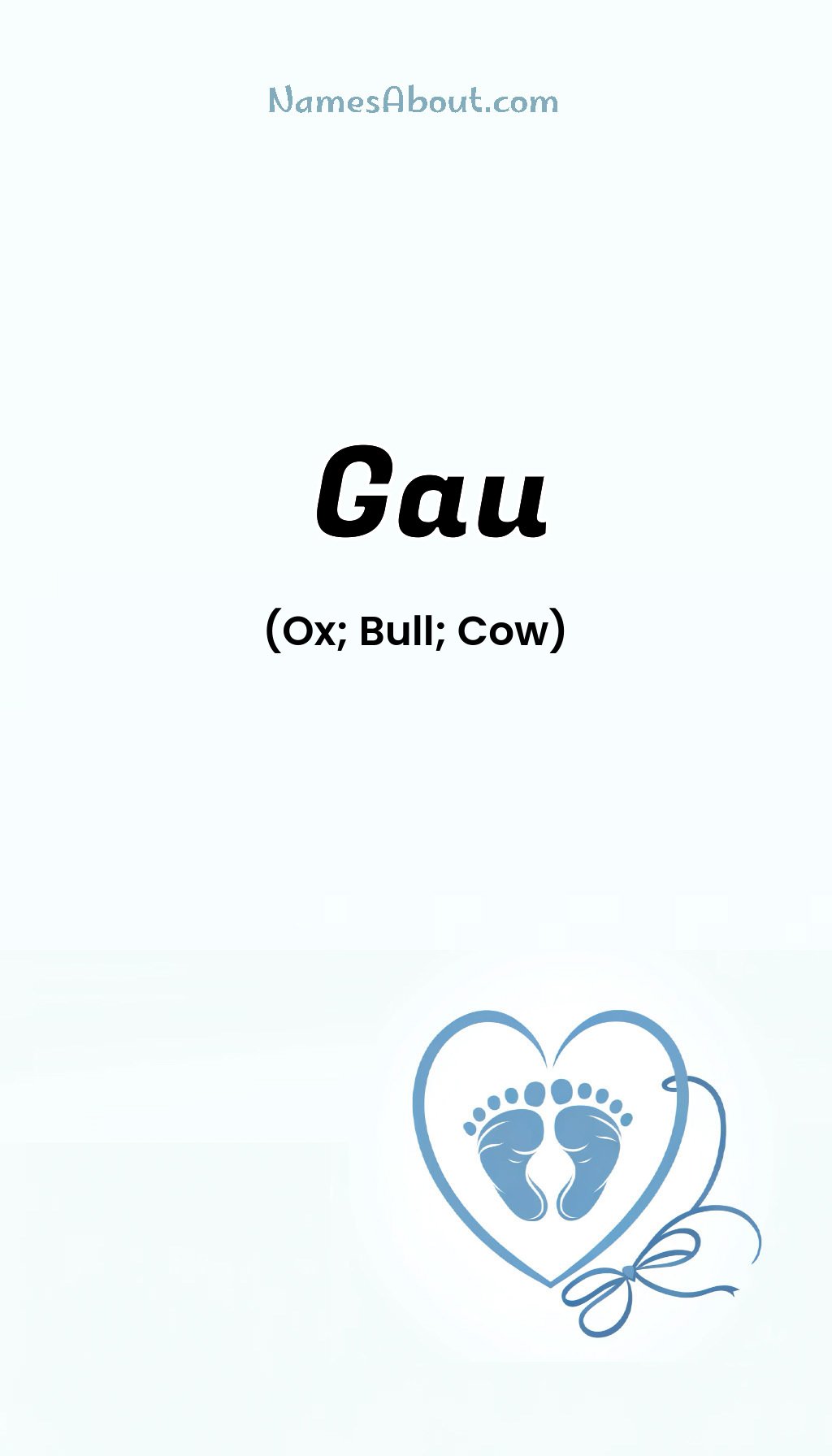 Gau name and meaning