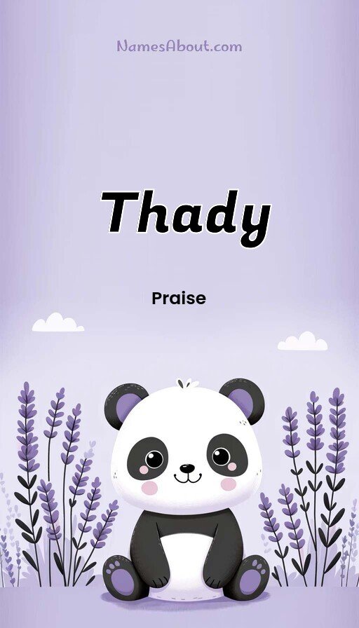 Meaning of Thady
