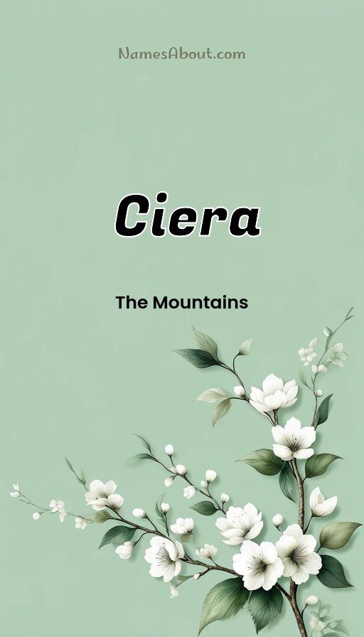 Meaning of Ciera