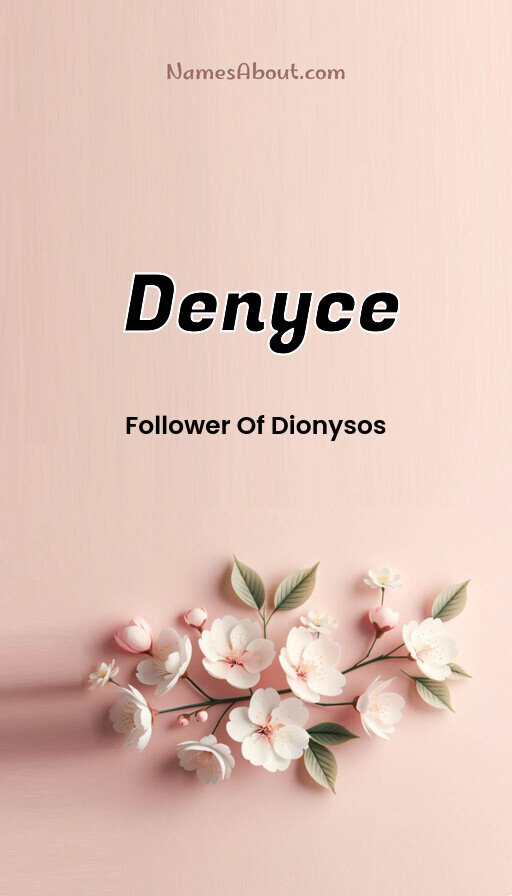 Meaning of Denyce
