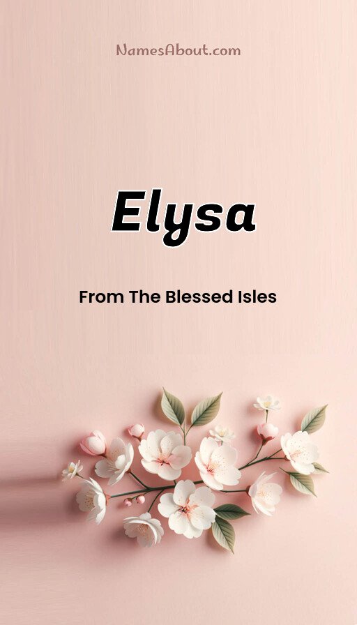 Meaning of Elysa