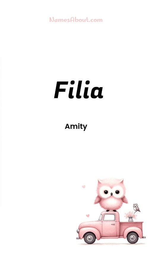 Meaning of Filia