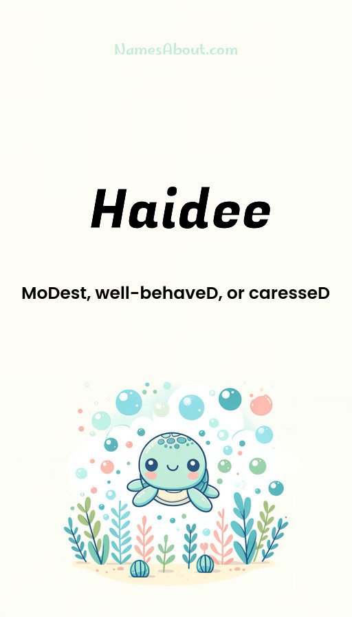 Meaning of Haidee