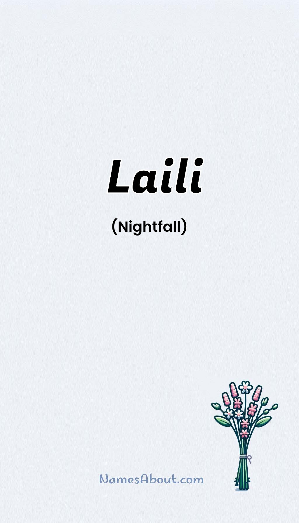 Laili name and meaning