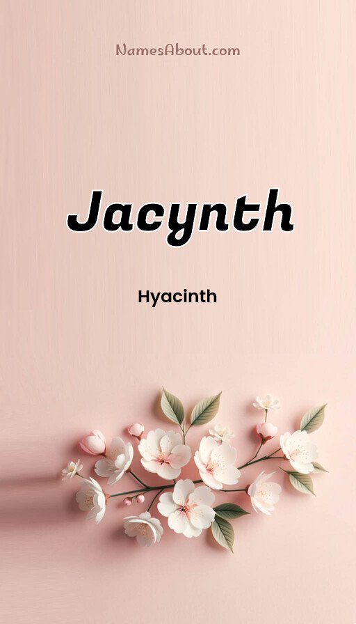 Meaning of Jacynth